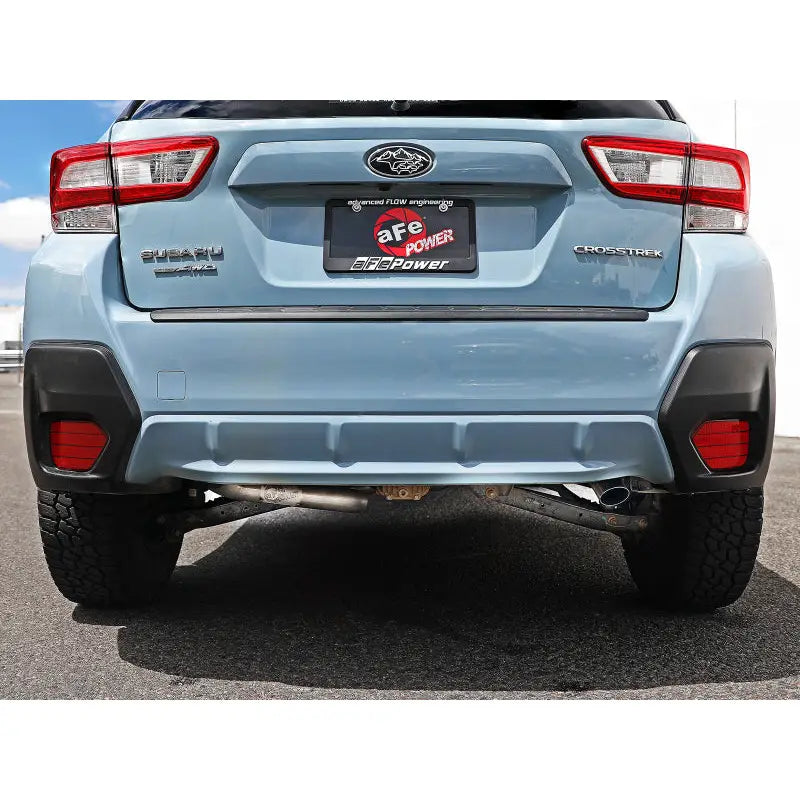 aFe 49-36803 aFe POWER Takeda 2.5in 304 SS Cat-Back Exhaust System Subaru Crosstrek 18-19 H4-2.0L