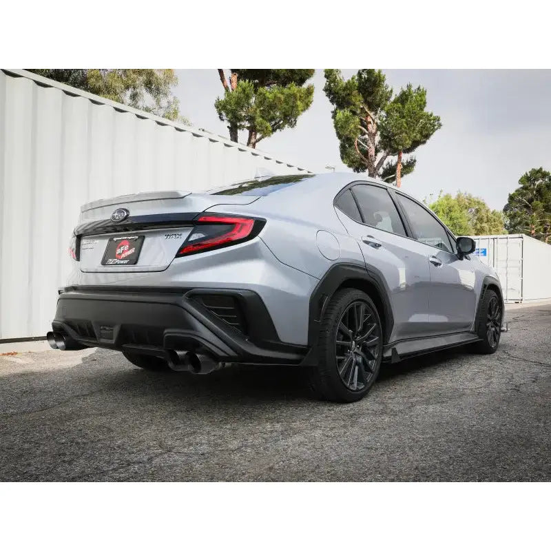 aFe POWER Takeda 3in to 2-1/2in 304 SS Cat-Back Exhaust w/ Black Tips 22-23 Subaru WRX H4-2.4L (t) - Truck & Automotive