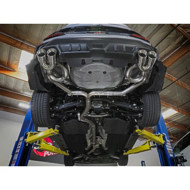 aFe 49-36809-B aFe POWER Takeda 3in to 2-1/2in 304 SS Cat-Back Exhaust w/ Black Tips 22-23 Subaru WRX H4-2.4L (t)