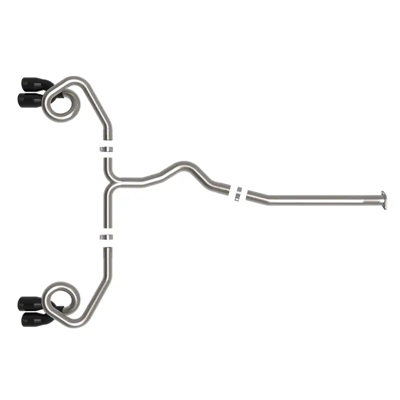 aFe 49-36809-B aFe POWER Takeda 3in to 2-1/2in 304 SS Cat-Back Exhaust w/ Black Tips 22-23 Subaru WRX H4-2.4L (t)
