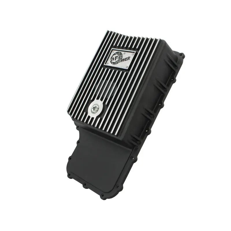 aFe 46-70182 aFe Power Transmission Pan Black Machined 11-14 Ford 6R140 Trucks V8 6.7L (td)
