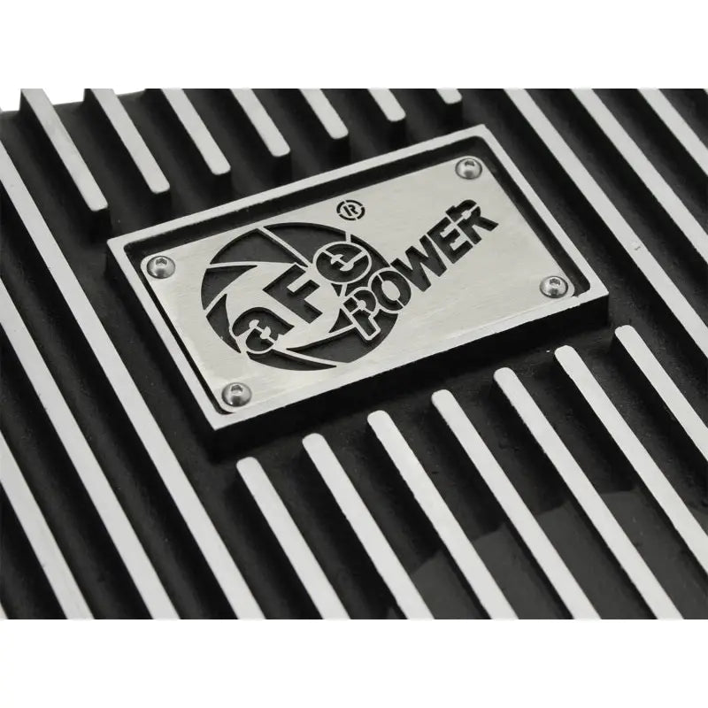 aFe 46-70182 aFe Power Transmission Pan Black Machined 11-14 Ford 6R140 Trucks V8 6.7L (td)