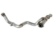 aFe POWER Twisted Steel Y-Pipe 2-1/4in 409 SS Exhaust System 2018 Jeep Wrangler (JL) V6-3.6L - Truck & Automotive
