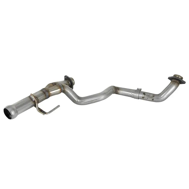 aFe 48-48026 aFe POWER Twisted Steel Y-Pipe 2-1/4in 409 SS Exhaust System 2018 Jeep Wrangler (JL) V6-3.6L