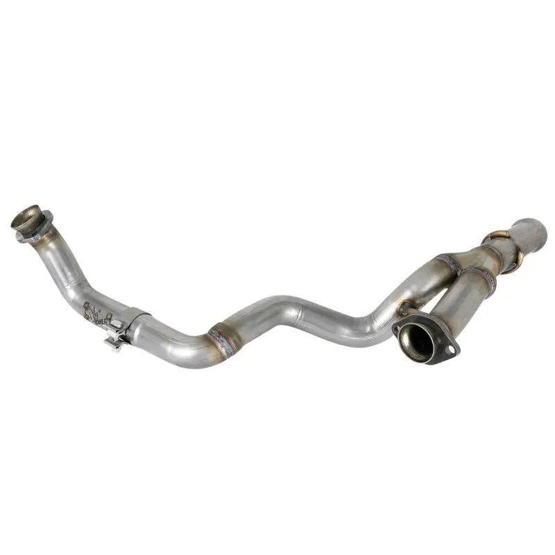aFe 48-48026 aFe POWER Twisted Steel Y-Pipe 2-1/4in 409 SS Exhaust System 2018 Jeep Wrangler (JL) V6-3.6L