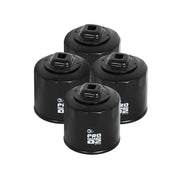 aFe 44-LF017-MB aFe Pro GUARD D2 Oil Filter 02-17 Nissan Cars L4/ 04-17 Subaru Cars H4 (4 Pack)