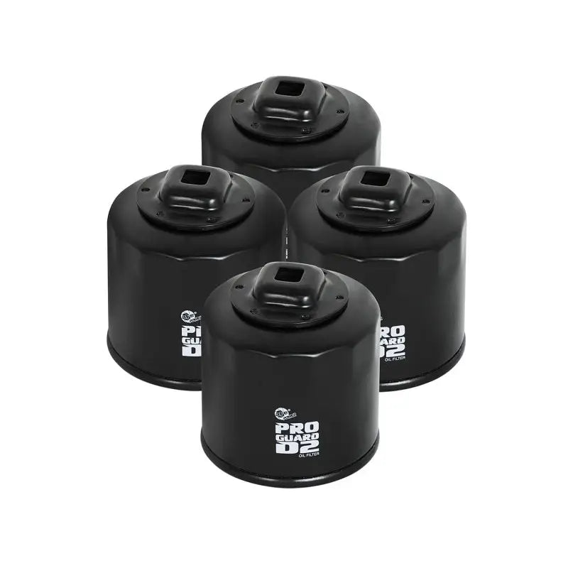 aFe 44-LF017-MB aFe Pro GUARD D2 Oil Filter 02-17 Nissan Cars L4/ 04-17 Subaru Cars H4 (4 Pack)