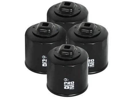 aFe Pro GUARD D2 Oil Filter 02-17 Nissan Cars L4/ 04-17 Subaru H4 (4 Pack) - Truck & Automotive
