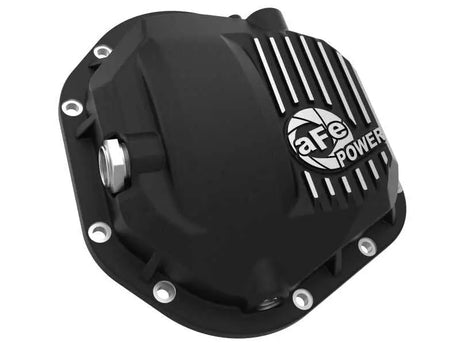 aFe Pro Series Dana 60 Front Differential Cover Black w/ Machined Fins 17-20 Ford Trucks (Dana 60) 