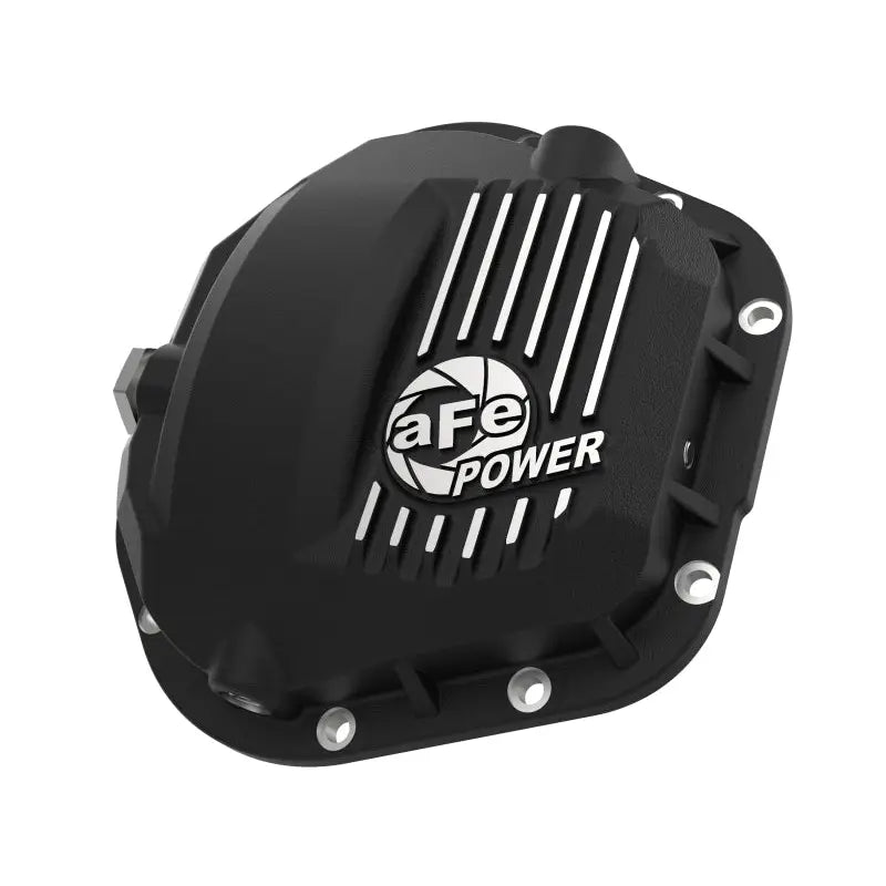 aFe 46-71100B aFe Pro Series Dana 60 Front Differential Cover Black w/ Machined Fins 17-20 Ford Trucks (Dana 60)