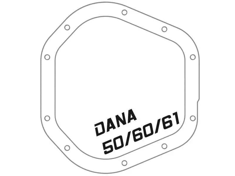 aFe Pro Series Dana 60 Front Differential Cover Black w/ Machined Fins 17-20 Ford Trucks (Dana 60) 