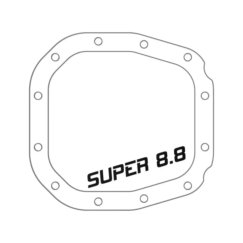 aFe 46-71180B aFe Pro Series Rear Differential Cover Black w/ Fins 15-19 Ford F-150 (w/ Super 8.8 Rear Axles)