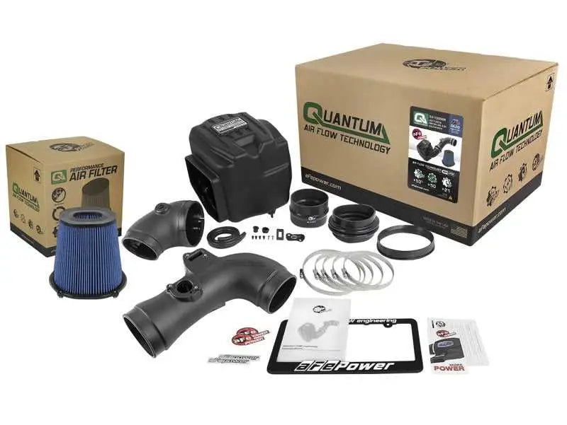 aFe Quantum Pro 5R Cold Air Intake System 11-16 GM/Chevy Duramax V8-6.6L LML - Oiled 