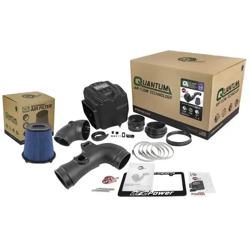 aFe Quantum Pro 5R Cold Air Intake System 11-16 GM/Chevy Duramax V8-6.6L LML - Oiled 