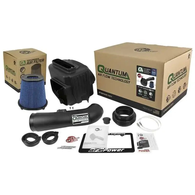 aFe Quantum Pro 5R Cold Air Intake System 17-18 GM/Chevy Duramax V6-6.6L L5P - Oiled 