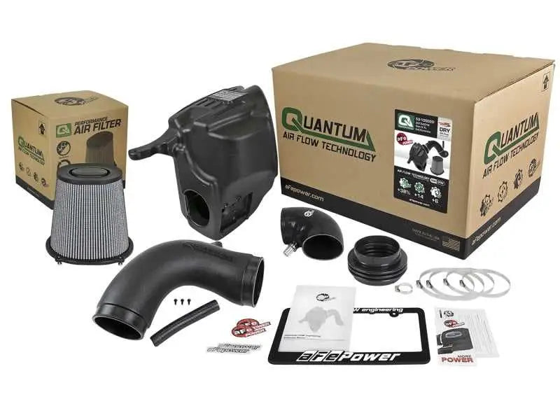 aFe Quantum Pro DRY S Cold Air Intake System 13-18 Dodge Cummins L6-6.7L - Dry 