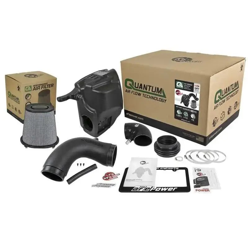 aFe Quantum Pro DRY S Cold Air Intake System 13-18 Dodge Cummins L6-6.7L - Dry 