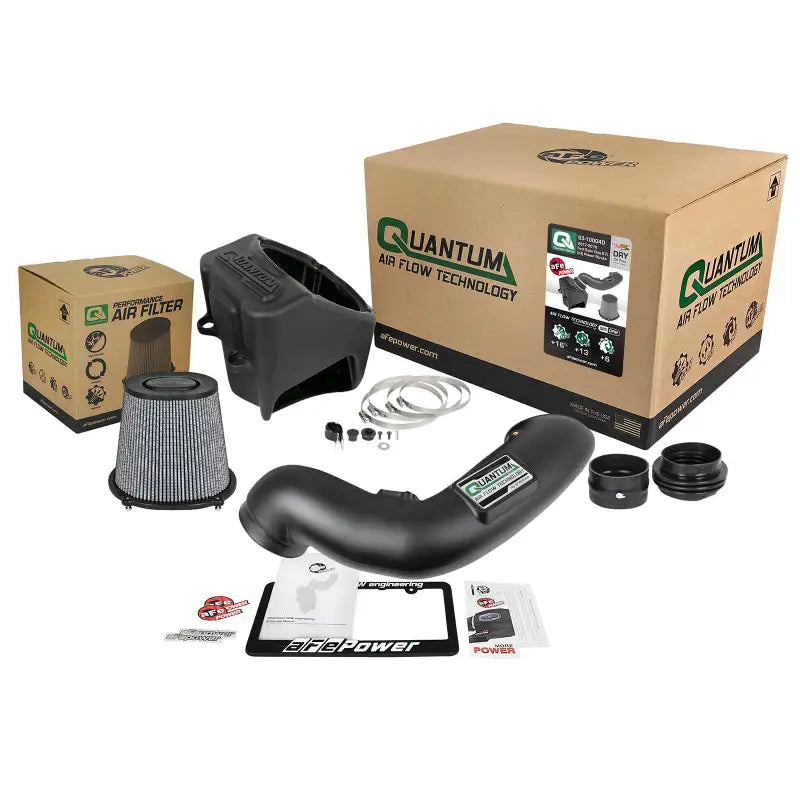 aFe 53-10004D aFe Quantum Pro DRY S Cold Air Intake System 17-18 Ford PowerStroke V8 6.7L (td)