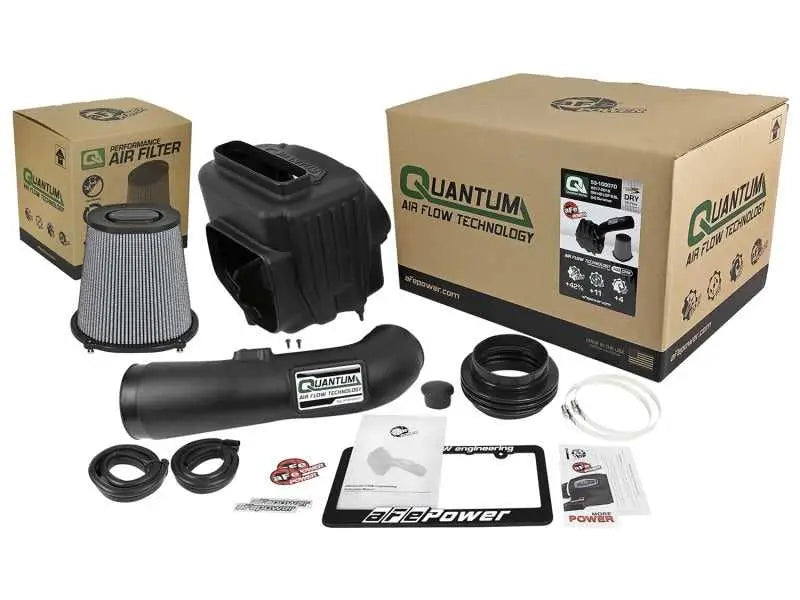 aFe Quantum Pro DRY S Cold Air Intake System 17-18 GM/Chevy Duramax V8-6.6L L5P - Dry 