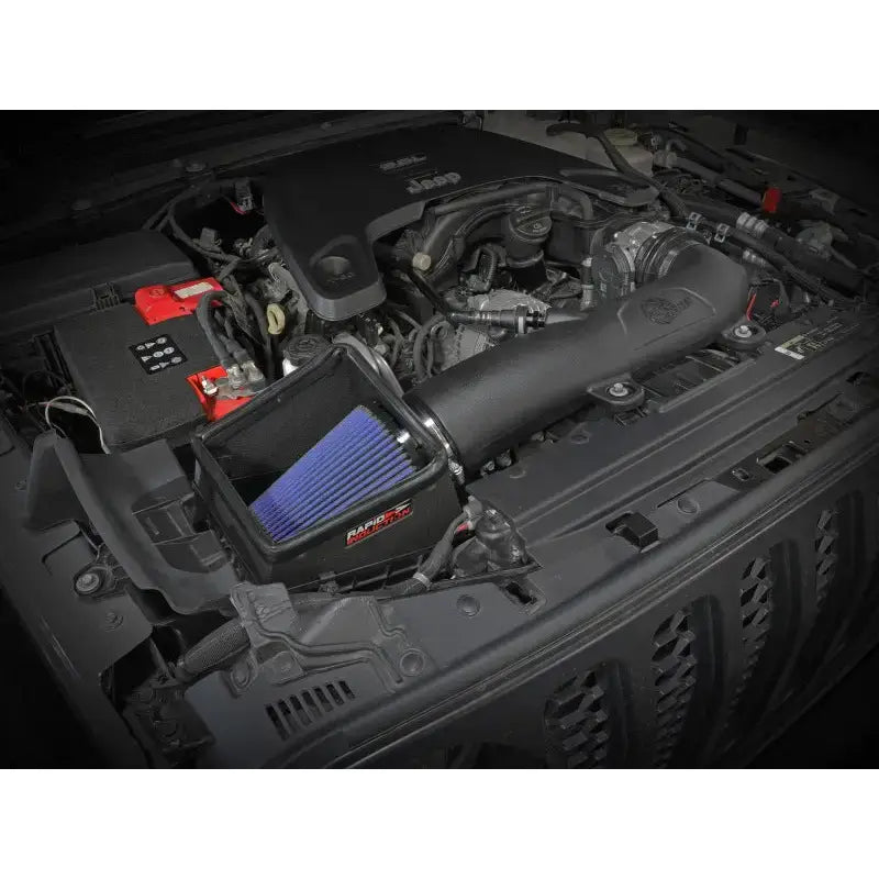 Aftermarket afe rapid induction pro cold air intake system for Jeep Wrangler JL and Gladiator JT