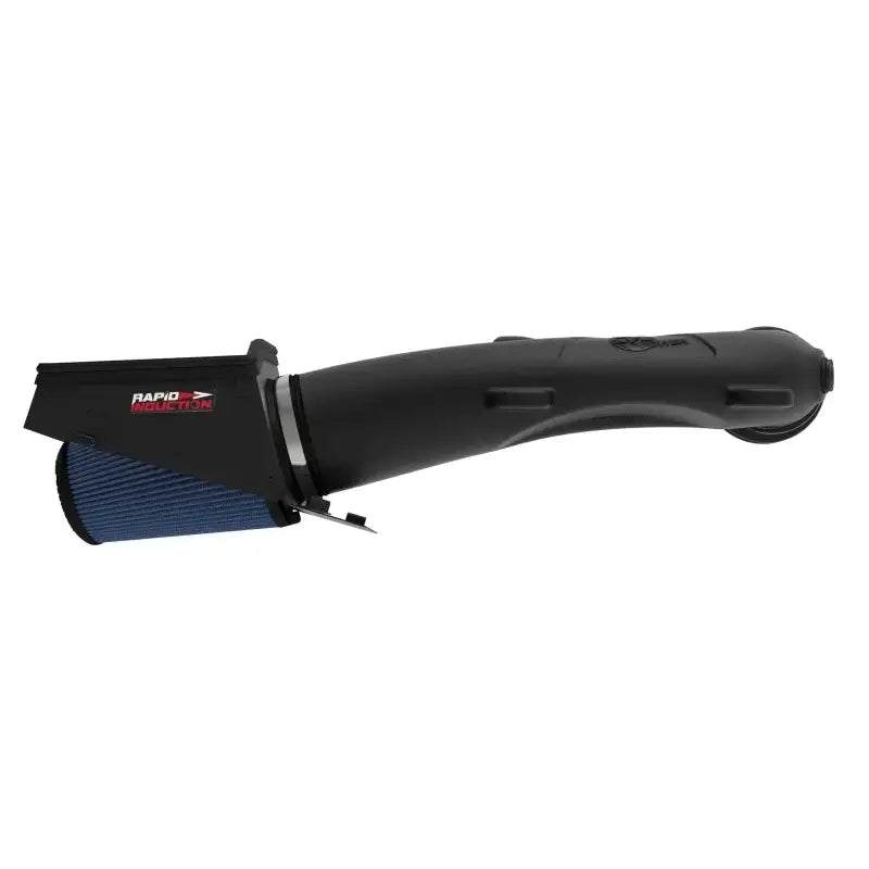 Black afe rapid induction pro cold air intake with blue cone filter for Jeep JL/JT 3.6L
