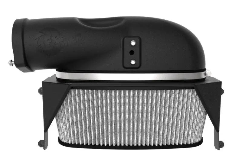 Black air intake system for cold air intake upgrade on Mercedes-Benz Sprinter 2500/3500
