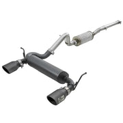 aFe 49-48062-B aFe Rebel Series 2.5in 409 SS Cat-Back Exhaust w/ Black Tips 2007+ Jeep Wrangler (JK) V6 3.6L/3.8L