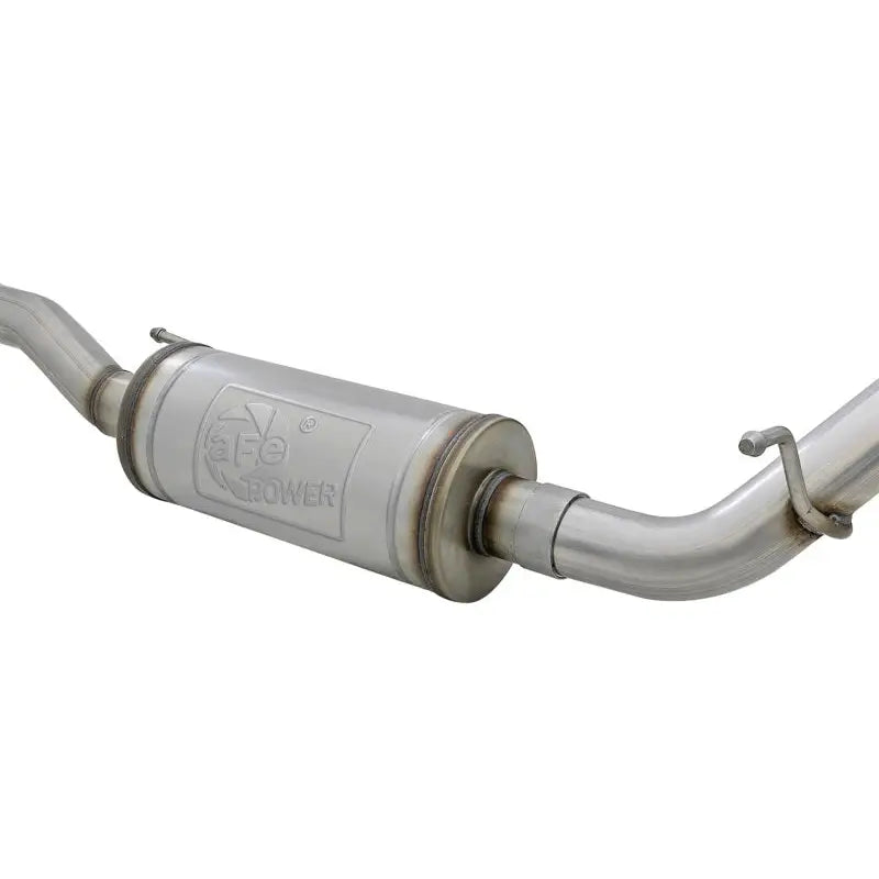 aFe 49-48062-P aFe Rebel Series 2.5in 409 SS Cat-Back Exhaust w/ Polished Tips 07+ Jeep Wrangler (JK) V6 3.6L/3.8L