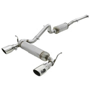aFe 49-48062-P aFe Rebel Series 2.5in 409 SS Cat-Back Exhaust w/ Polished Tips 07+ Jeep Wrangler (JK) V6 3.6L/3.8L