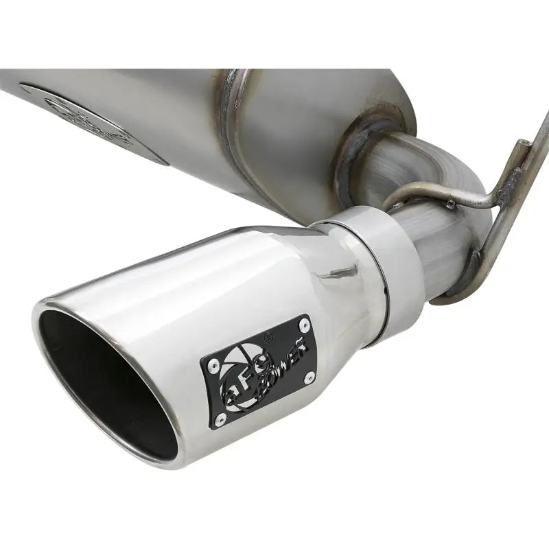 aFe 49-48062-P aFe Rebel Series 2.5in 409 SS Cat-Back Exhaust w/ Polished Tips 07+ Jeep Wrangler (JK) V6 3.6L/3.8L