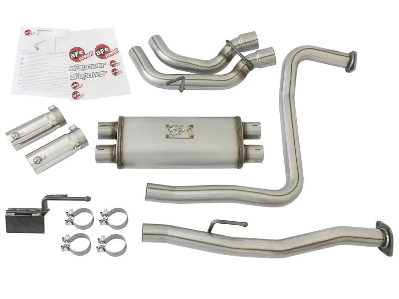 Stainless steel exhaust system from aFe Rebel Series for Nissan Titan V8 5.6L
