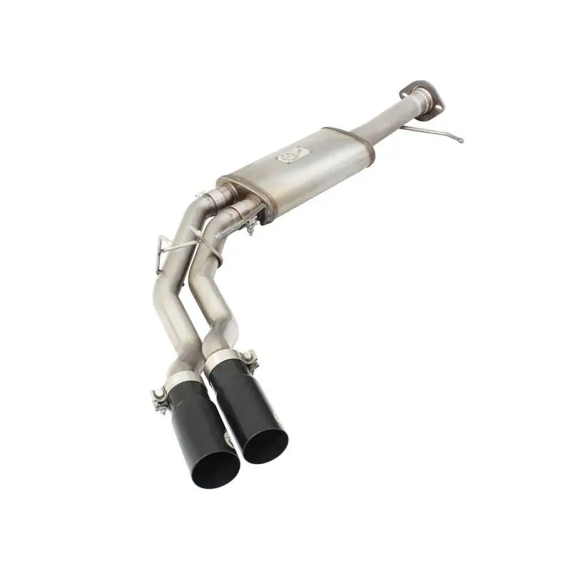 aFe 49-43071-B aFe Rebel Series Exhaust SS Front Side Exit CB w/ Black Tips 10-14 Ford F150 Ecoboost V8 6.2L