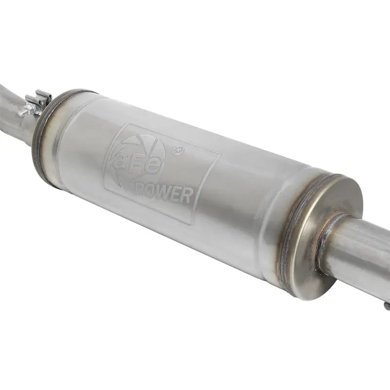 aFe 49-48069 aFe Rock Duster 3in 409 SS Cat-Back Before Axle Turn-Down Exhaust 2018+ Jeep Wrangler (JL) V6 3.6L