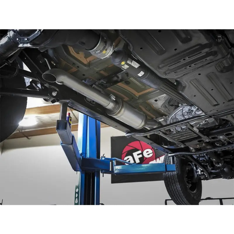 aFe 49-48068 aFe Rock Duster 3in 409 SS Cat-Back Turn-Down Exhaust 2018+ Jeep Wrangler (JL) V6 3.6L