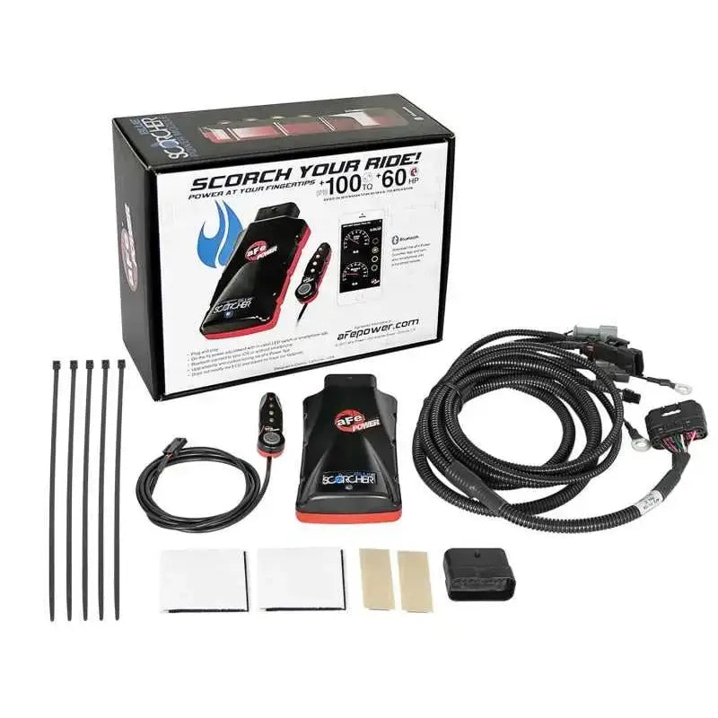 aFe Scorcher Blue Bluetooth Power Module 16-18 NIssan Titan XD V8-5.0L (td) 