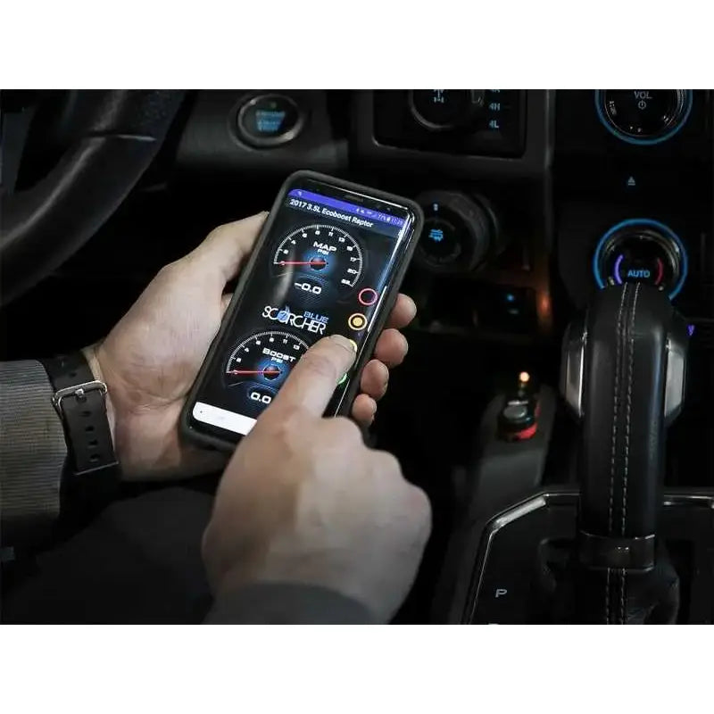 aFe Scorcher Blue Bluetooth Power Module 16-18 NIssan Titan XD V8-5.0L (td) 