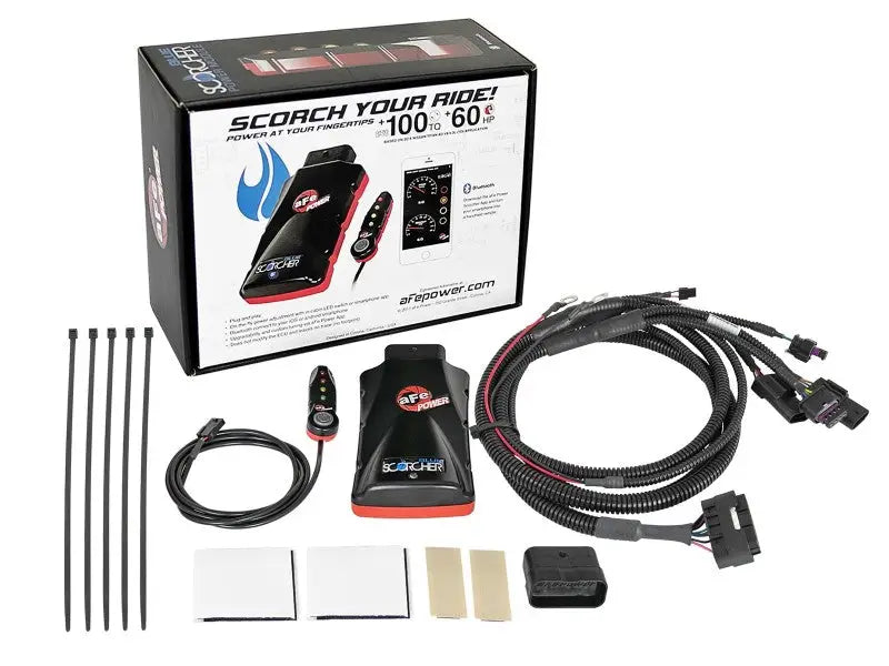 Performance tuner kit for Ford Explorer with AFe Scorcher Blue Module 20-21 V6-3.0L
