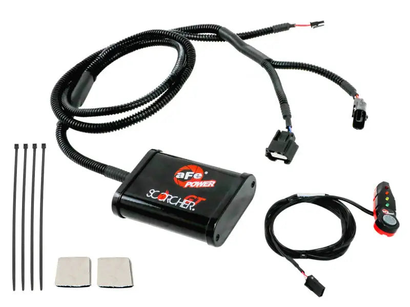 AFe Scorcher GT Module for Subaru Outback 20-23 with wiring harness and accessories