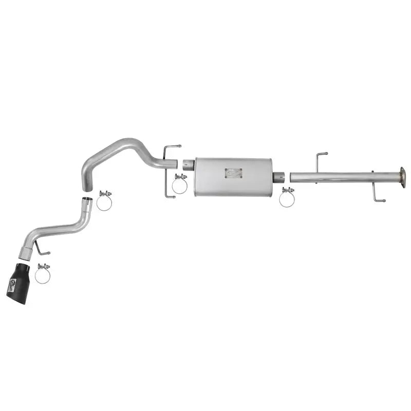 aFe 49-06039-B aFe Scorpion 2-1/2in Aluminized Steel Cat-Back Exhaust w/ Black Tips 07-17 Toyota FJ Cruiser V6 4.0L