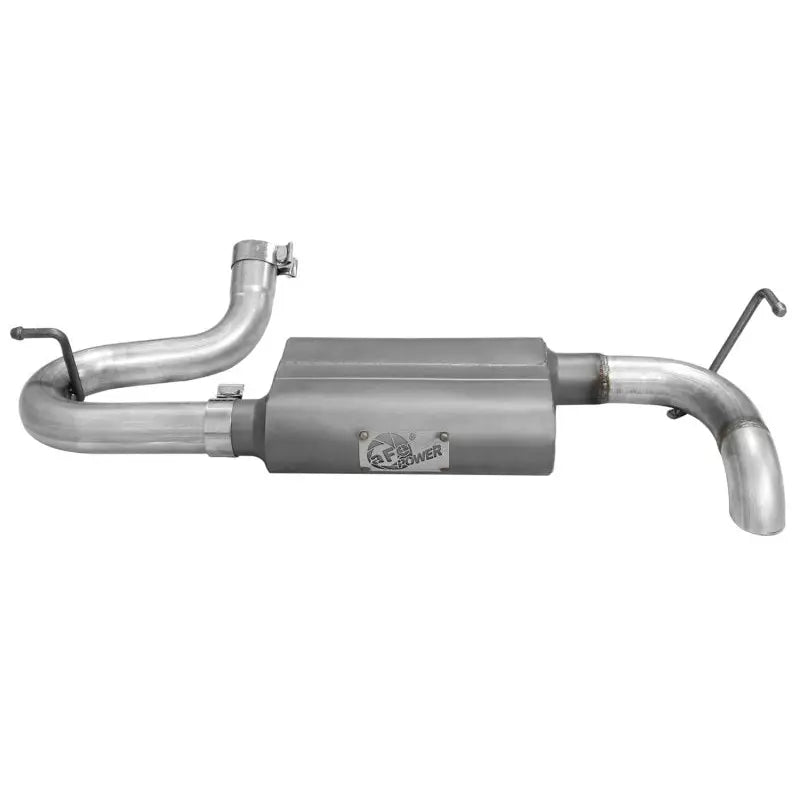 aFe 49-08046 aFe Scorpion Exhaust System Axle Back Aluminized Hi-Tuck 07-17 Jeep Wrangler JK V6 3.6/3.8L