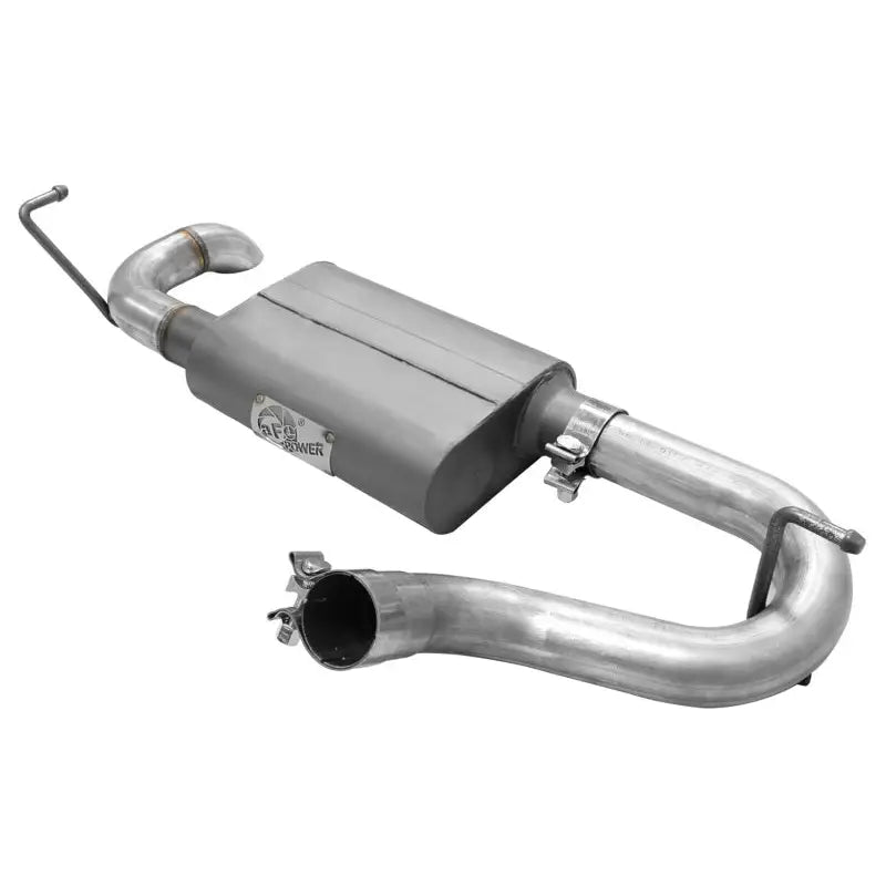 aFe 49-08046 aFe Scorpion Exhaust System Axle Back Aluminized Hi-Tuck 07-17 Jeep Wrangler JK V6 3.6/3.8L