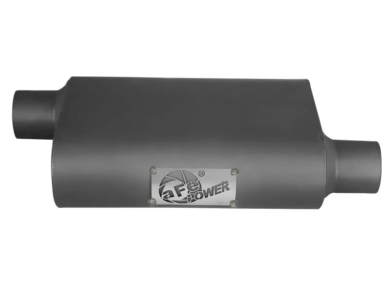 aFe Scorpion Replacement Alum Steel Muffler 2-1/2in In/Out Baffled Offset/Offset 13inL x10inW x4inH - Truck & Automotive