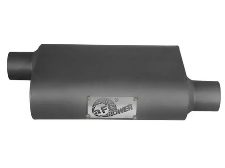 aFe Scorpion Replacement Alum Steel Muffler 2-1/2in In/Out Baffled Offset/Offset 13inL x10inW x4inH - Truck & Automotive