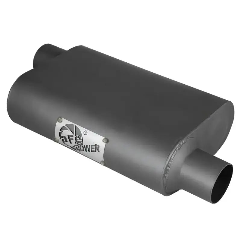 aFe Scorpion Replacement Alum Steel Muffler 2-1/2in In/Out Baffled Offset/Offset 13inL x10inW x4inH - Truck & Automotive
