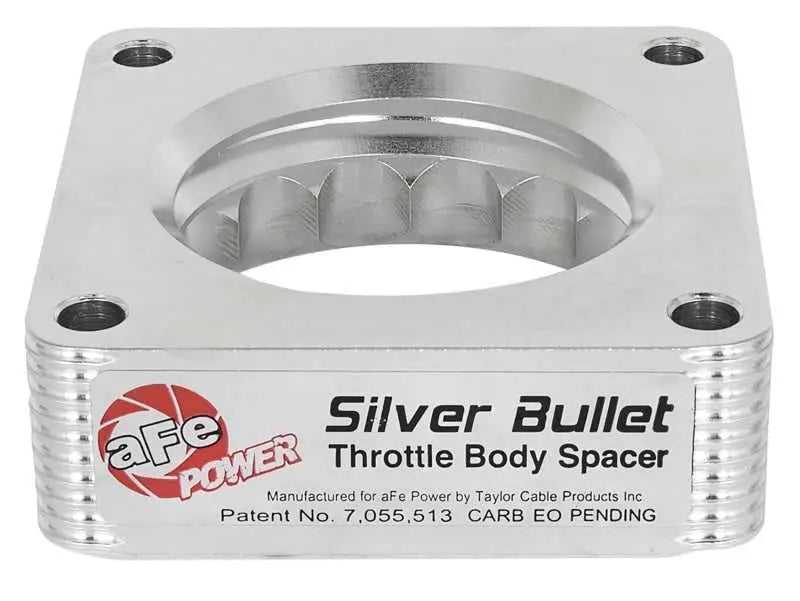 aFe Silver Bullet Throttle Body Spacer 09-18 Nissan 370Z V6-3.7L (VQ37VHR) 