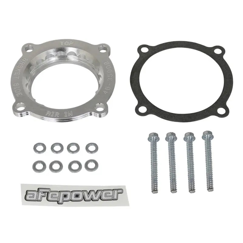 aFe 46-35008 aFe Silver Bullet Throttle Body Spacer 2018+ Jeep Wrangler (JL) V6 3.6L