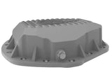 aFe Street Series Rear Differential Cover Raw w/ Machined Fins 01-18 GM Diesel Trucks V8-6.6L (td) 