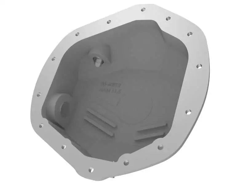 aFe Street Series Rear Differential Cover Raw w/ Machined Fins 01-18 GM Diesel Trucks V8-6.6L (td) 