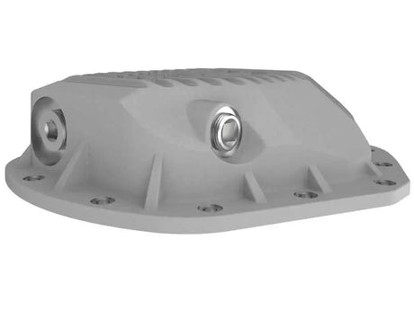 aFe Street Series Rear Differential Cover Raw w/ Machined Fins 01-18 GM Diesel Trucks V8-6.6L (td) 