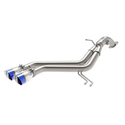 aFe 49-37019-L aFe Takeda 13-17 Hyundai L4-1.6L 2-1/2in 304 SS Axle-Back Exhaust w/ Blue Flame Tips